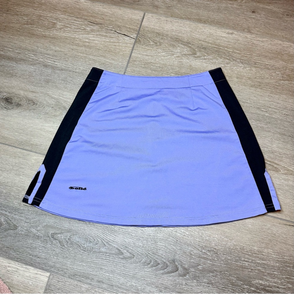 Bolle Sport Women’s Athletic Purple and Black Tennis Skirt Size 6 Activewear